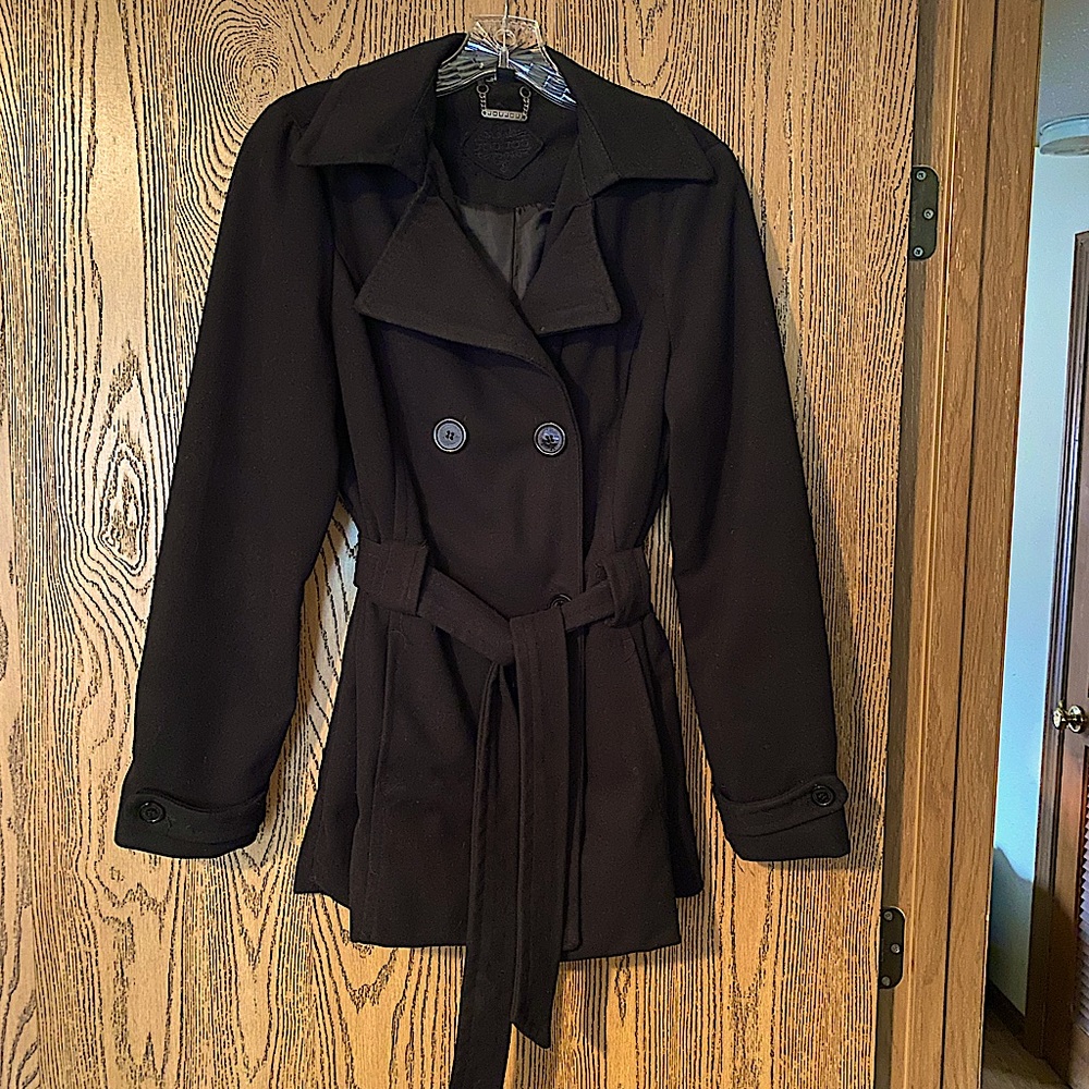 Black peacoat size small - great for fall/winter